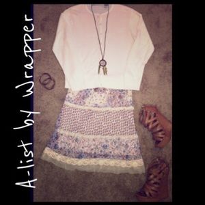 A-list by Wrapper skirt